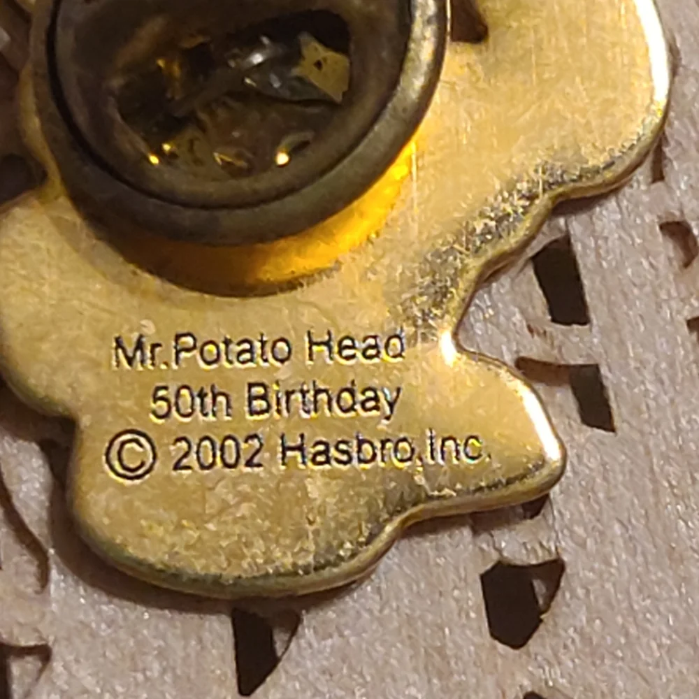 Party Potato Character Pin